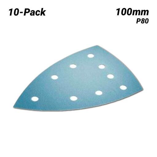 Festool STF DELTA/9 P80 GR/10 (577539) 10-Pack 100mm (4") P80 Delta Granat Abrasive Sheets