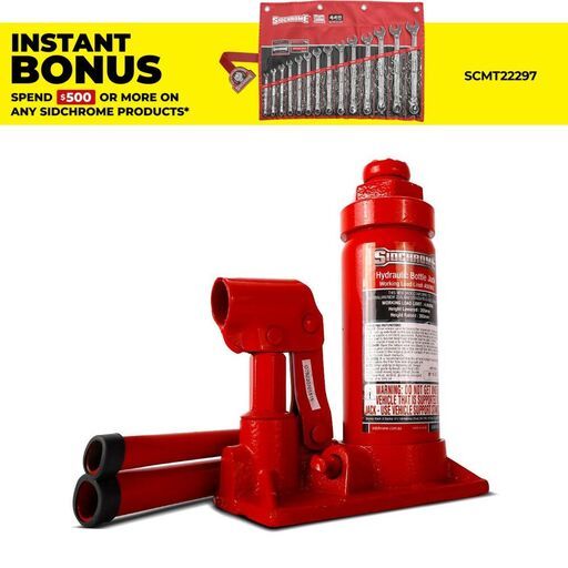 Sidchrome SCMT82004 4000kg Hydraulic Bottle Jack