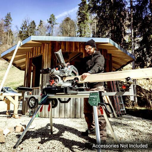 Metabo AU61430500 18V Li-ion Cordless Brushless 305mm Sliding Compound Mitre Saw Combo Kit – image 8