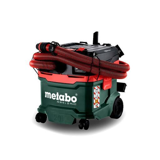 Metabo AS 36-18 L 20 PC-CC (602072850) 36V (18V x 2) Li-ion Cordless Brushless 20L Wet & Dry L-Class Vacuum Cleaner - Skin Only – image 4