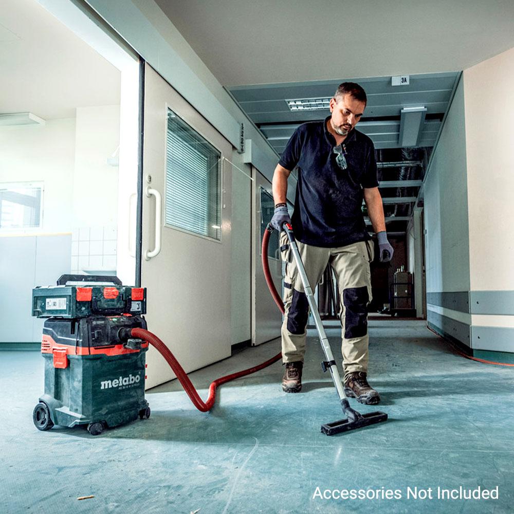 Metabo AS 36-18 M 30 PC-CC (602074850) 36V (18V x 2) Li-ion Cordless Brushless 30L Wet & Dry M-Class Vacuum Cleaner - Skin Only – image 10