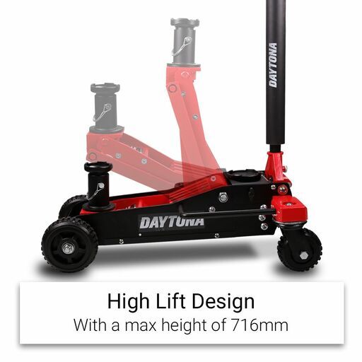 Daytona DORJ1500 1500kg 155mm to 716mm Off-Road Garage Trolley Jack – image 6