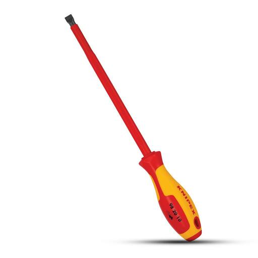 Knipex 982010 10mm (0.3") x 200mm (7.8") 1000V VDE Slotted Screwdriver – image 2