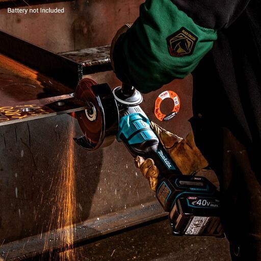 Makita GA050GZ 40V Max Li-ion Cordless Brushless 125mm (5") Paddle Switch Angle Grinder - Skin Only – image 3