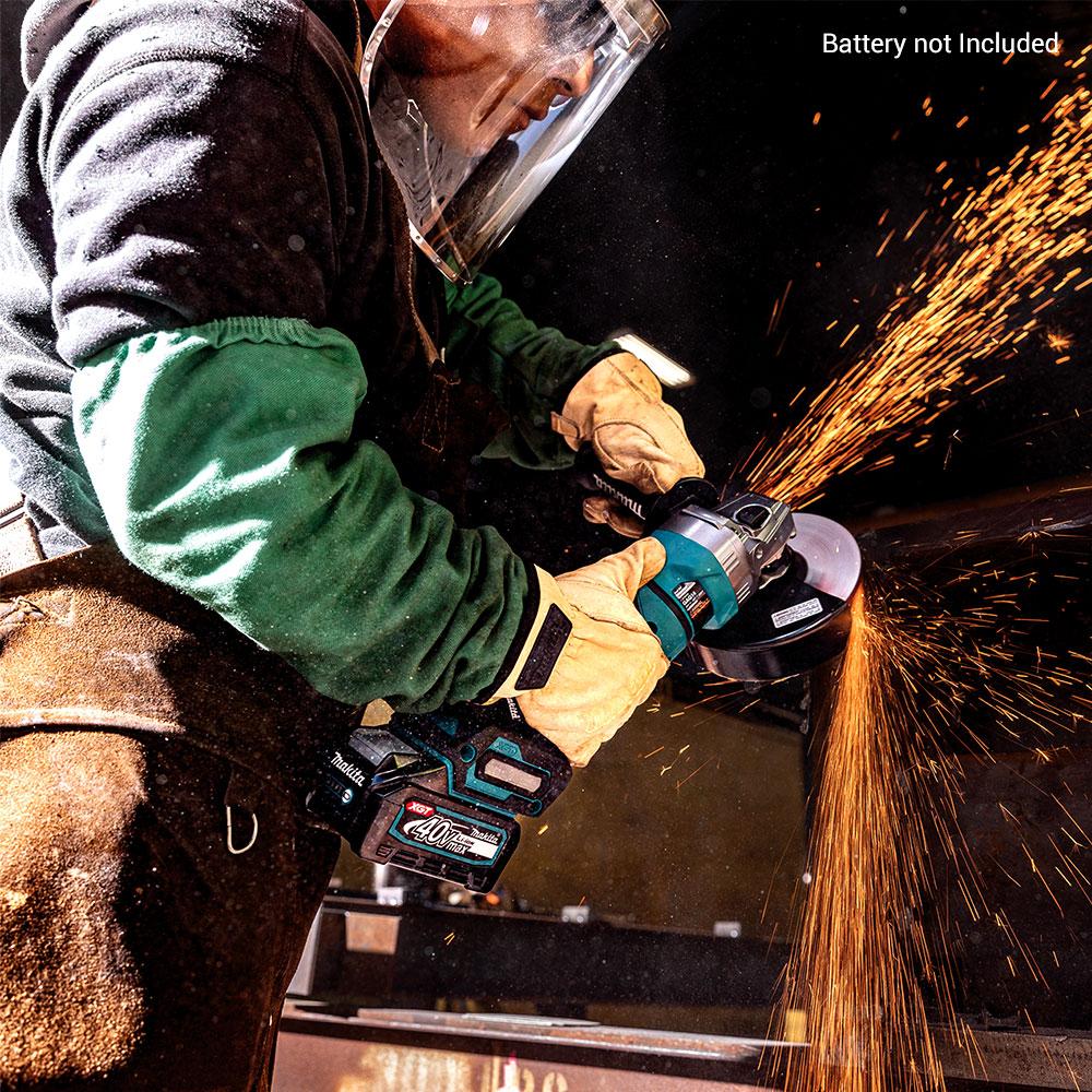 Makita GA050GZ 40V Max Li-ion Cordless Brushless 125mm (5") Paddle Switch Angle Grinder - Skin Only – image 4