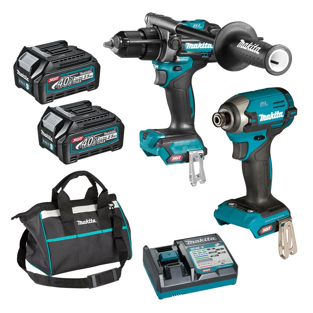 Makita DK0176G206 40V Max 2.5Ah Li-ion Cordless Brushless 2pce Combo Kit – image 2