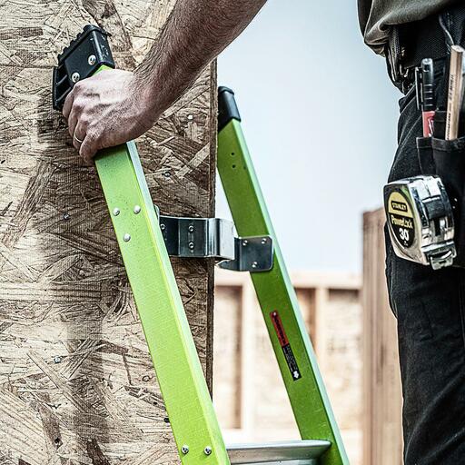 Little Giant Ladder Systems 13908-447 2.44m 170kg 3-in-1 Fiberglass King Kombo Combination Ladder – image 17