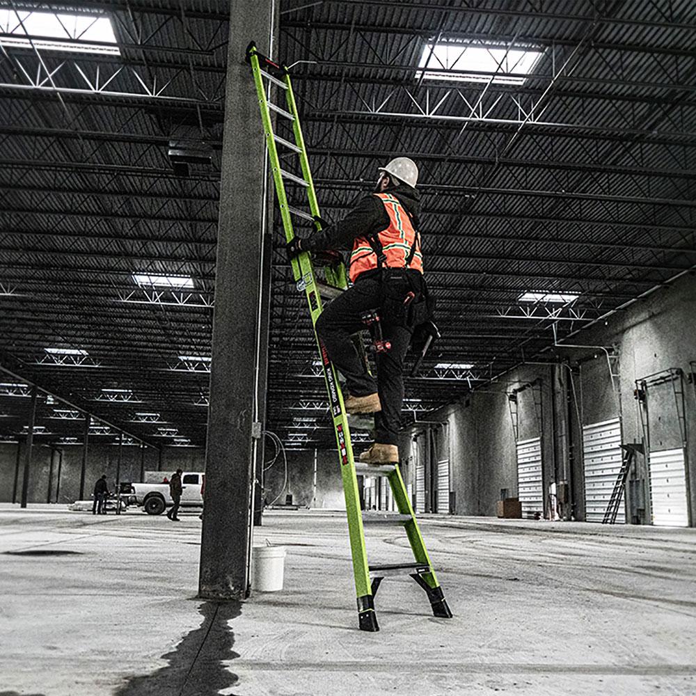 Little Giant Ladder Systems 13908-447 2.44m 170kg 3-in-1 Fiberglass King Kombo Combination Ladder – image 13