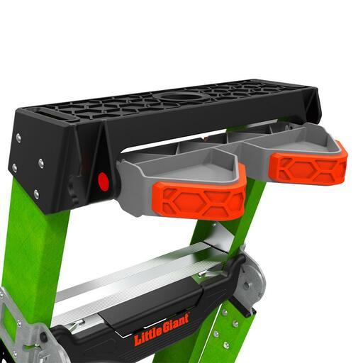 Little Giant Ladder Systems 13908-447 2.44m 170kg 3-in-1 Fiberglass King Kombo Combination Ladder – image 8
