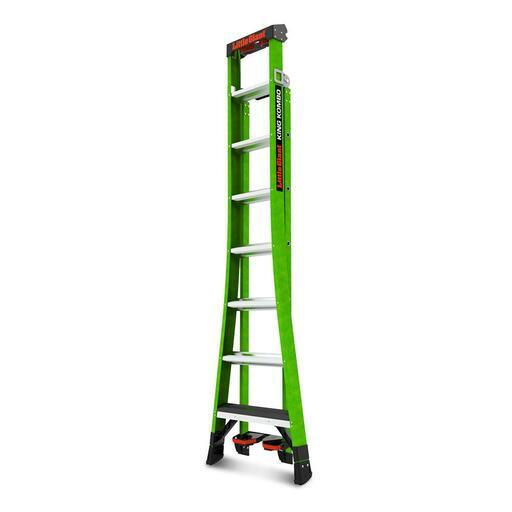 Little Giant Ladder Systems 13908-447 2.44m 170kg 3-in-1 Fiberglass King Kombo Combination Ladder – image 4