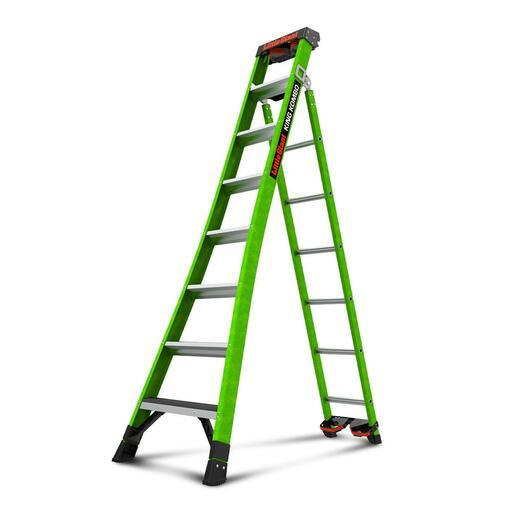 Little Giant Ladder Systems 13908-447 2.44m 170kg 3-in-1 Fiberglass King Kombo Combination Ladder