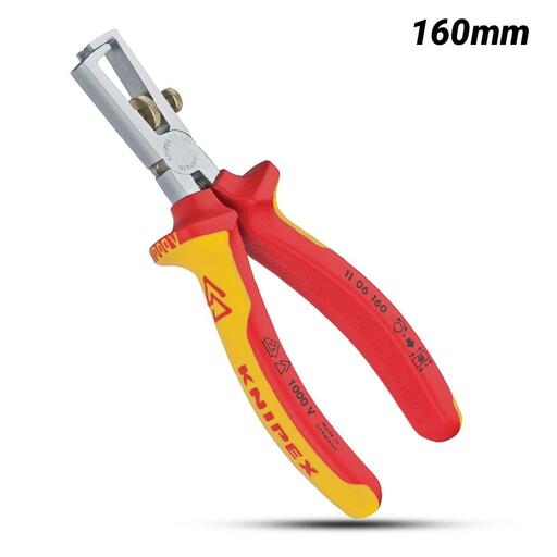 Knipex 1106160SB 160mm (6.2") 1000V VDE Wire Stripper