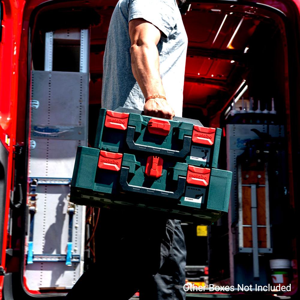 Metabo METABOX 145 L SB (626891000) 496mm x 296mm x 145mm Storage Box Organiser – image 7