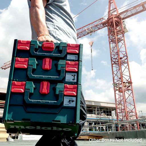 Metabo METABOX 145 L KHE (626892000) 496mm x 296mm x 145mm Storage Box Organiser – image 8