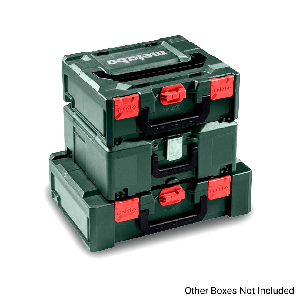 Metabo METABOX 165 L (626890000) 496mm x 296mm x 165mm Storage Box Organiser To Suit Angle Grinders – image 5