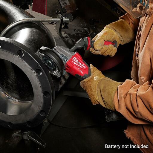 Milwaukee M18FSAGES1250 18V Li-ion Cordless Fuel ONE-KEY 125mm (5") Dual-Trigger Braking Angle Grinder With Deadman Paddle Switch - Skin Only – image 15
