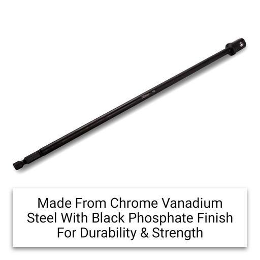 Xtorque XSA300 3pce 1/4", 1/2" & 3/8" Drive 300mm Socket Adapter Set – image 5