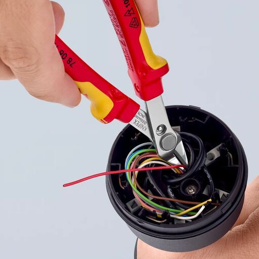 Knipex 7806125SB 125mm (5") 1000V VDE Electronic Super Knips Carded – image 7