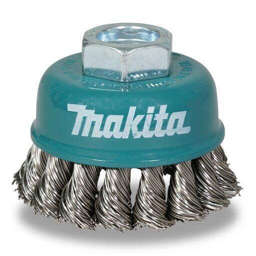 Makita D-77475 65mm x M14-2 Stainless Steel Cup Brush Knotted  – image 2