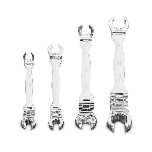 SP Tools SP10144 4pce Metric Flare Nut Flexhead Spanner Set