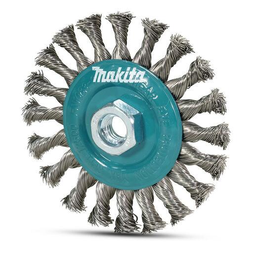 Makita D-77534 115mm x M14-2 Stainless Steel Wheel Brush Knot Suits 115/125mm  – image 2