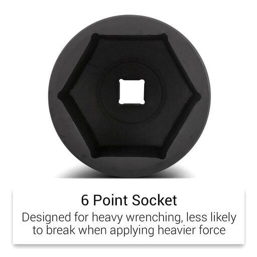 Daytona D8034I 3/4" Drive 80mm 6 Point Metric Impact Socket – image 3