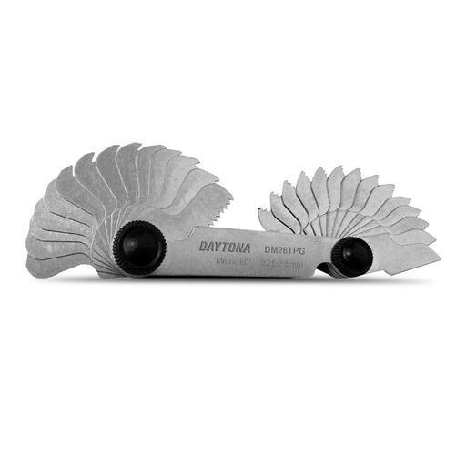 Daytona DM28TPG 28pce 0.25-2.5mm Blades Thread Pitch