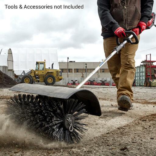 Milwaukee M18FOPHBBA 18V Li-ion Cordless Fuel Bristle Brush QUIK-LOK Attachment to suit M18FOPH Power Head – image 3