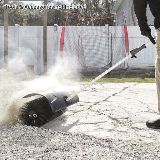 Milwaukee M18FOPHBBA 18V Li-ion Cordless Fuel Bristle Brush QUIK-LOK Attachment to suit M18FOPH Power Head – image 4