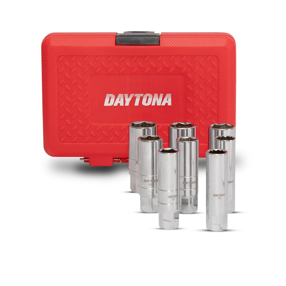 Daytona DSP838 8pce 3/8" 12-21mm Magnetic Spark Plug Socket Set – image 1