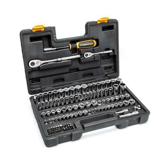 GEARWRENCH 88001 115pce 1/4" & 3/8" Drive SAE/Metric Mechanics Socket Set