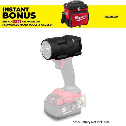 Milwaukee 49163060A Protective Boot to suit 18V FUEL ONE-KEY Impact Wrenches M18ONEFIW2FC120 & M18ONEFIW2PC120