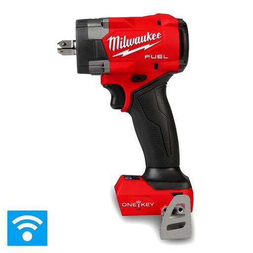 Milwaukee M18ONEFIW2PC120 18V Li-ion Cordless Fuel ONE-KEY 1/2" Drive Controlled Torque Impact Wrench with Pin Detent - Skin Only – image 2
