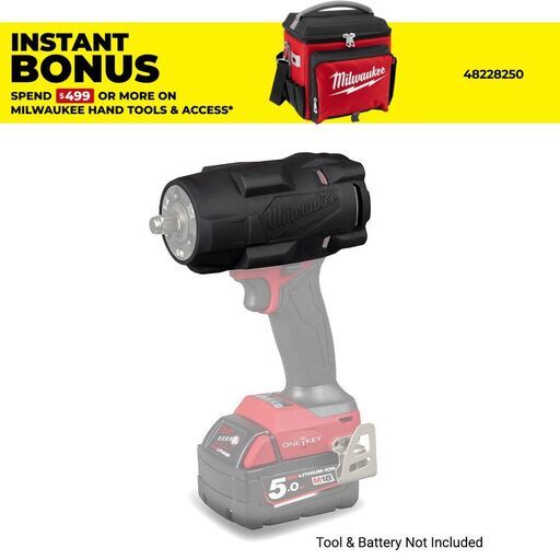 Milwaukee 49163062A Protective Boot to suit 18V FUEL ONE-KEY Controlled Mid-Torque Impact Wrenches M18ONEFMTIW2FC120 & M18ONEFMTIW2PC120