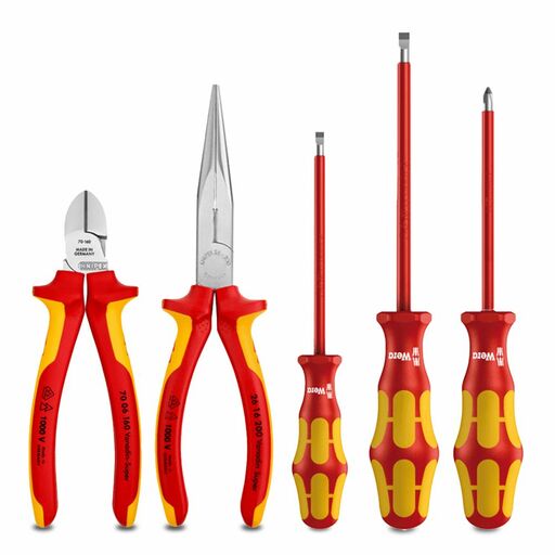 Knipex 002013 5pce 1000V VDE Insulated Screwdriver Set 