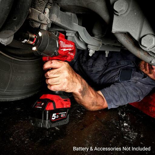 Milwaukee M18FHIW2F120 18V Li-ion Cordless Fuel 1/2" Drive High Torque Impact Wrench with Friction Ring - Skin Only – image 12