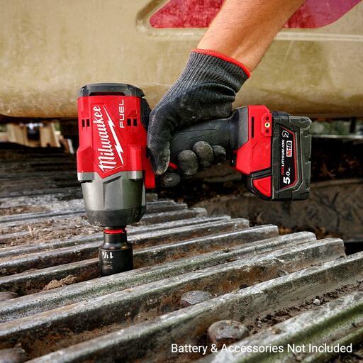 Milwaukee M18FHIW2F120 18V Li-ion Cordless Fuel 1/2" Drive High Torque Impact Wrench with Friction Ring - Skin Only – image 7