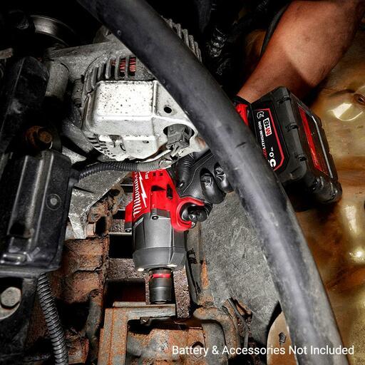 Milwaukee M18FHIW2F120 18V Li-ion Cordless Fuel 1/2" Drive High Torque Impact Wrench with Friction Ring - Skin Only – image 13