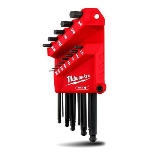 Milwaukee 48222185 13pce SAE L-Style with Ball End Hex Key Set – image 2