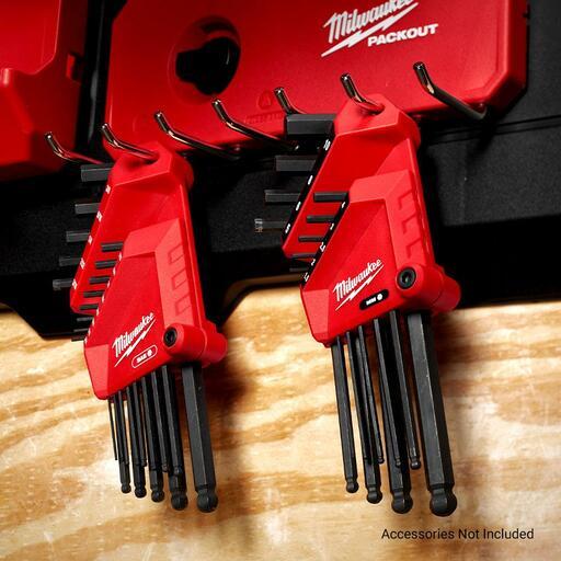 Milwaukee 48222187 22pce SAE/Metric L-Style with Ball End Hex Key Set – image 4