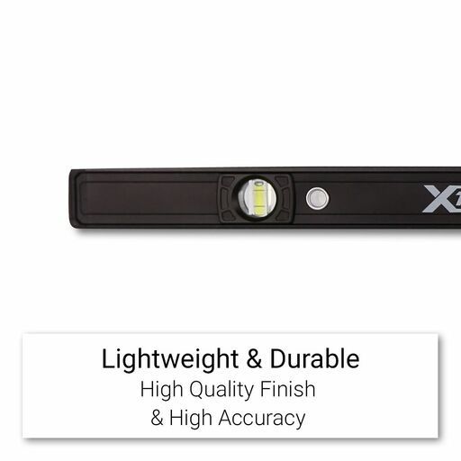 Xtorque XPB120C 1200mm Black Magnetic Milled Spirit Level  – image 7