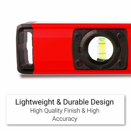 Xtorque XPR200C 2000mm Red Milled Spirit Level  – image 4