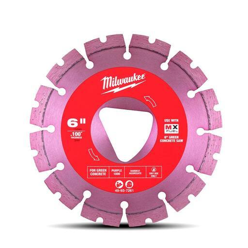 Milwaukee 49937261 150mm (6") Green Concrete Diamond Blade - Purple – image 4