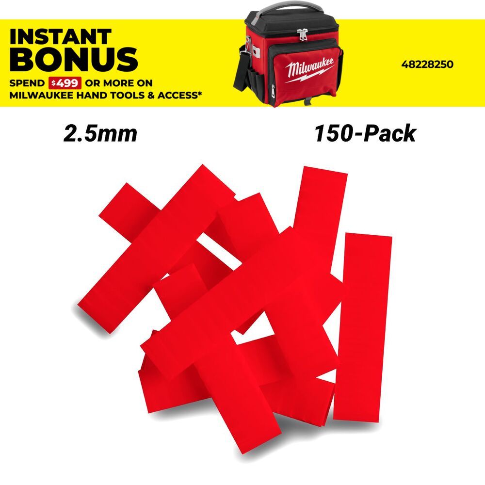 Milwaukee 49937268 150-Pack 2.5mm (0.100") Joint Protectors To Suit Green Concrete Cross Cuts – image 1