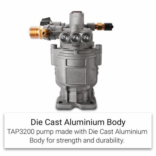 Typhoon TAP3200 3200PSI 3.0-7.5HP Horizontal Axial Piston Pump to Suit High Pressure Washer – image 5