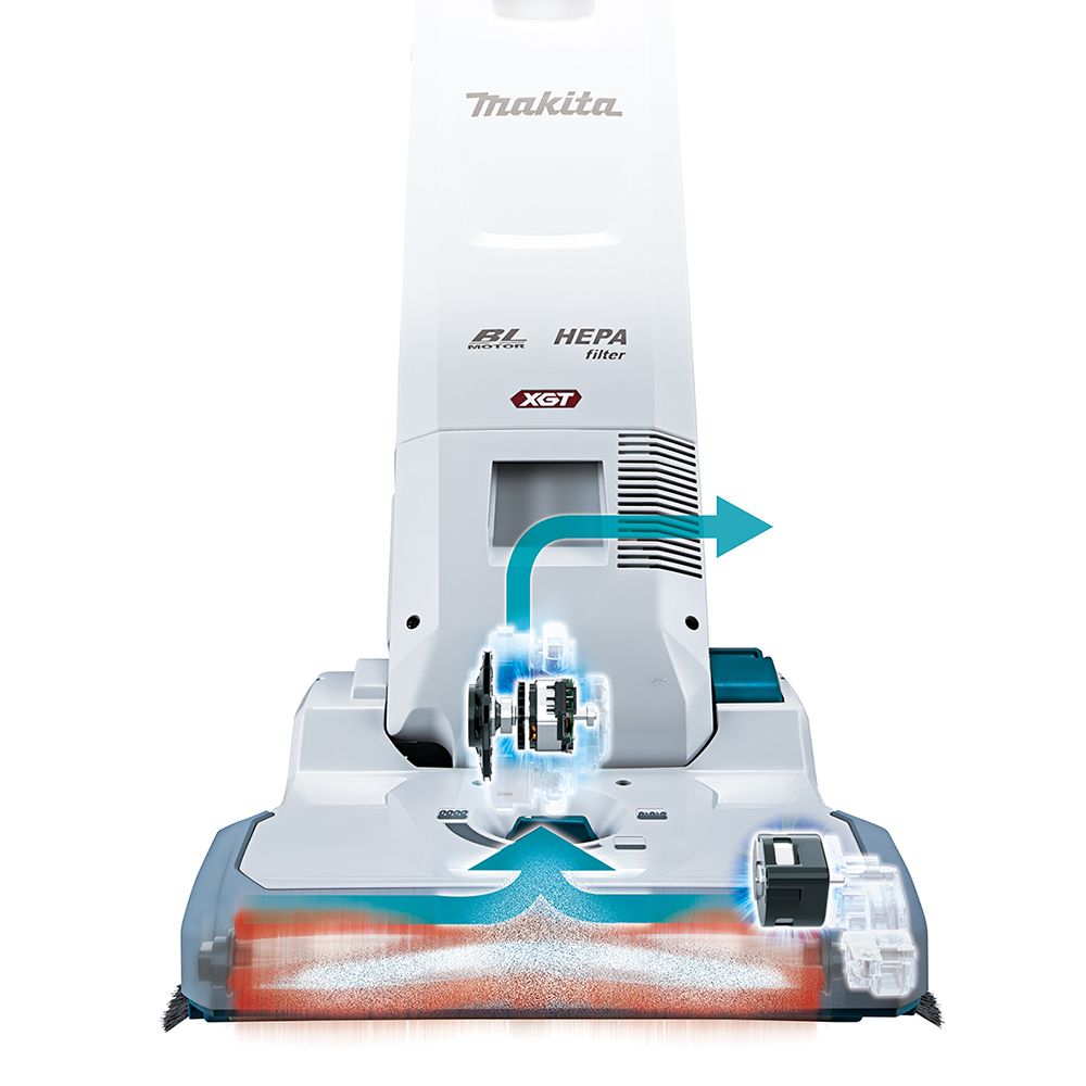 Makita VC010GZ 40V Max Li-ion Brushless Upright Vacuum - Skin Only – image 2