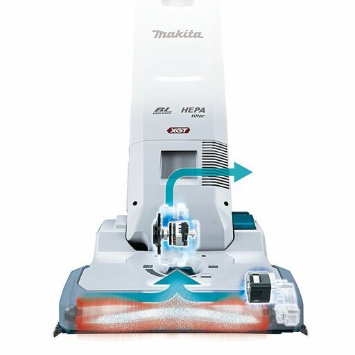 Makita VC010GZ 40V Max Li-ion Brushless Upright Vacuum - Skin Only – image 2