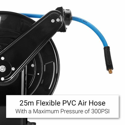 Chicago Air C25RAHR 25m 3/8" Retractable Hose Reel With PVC Flexible Air Hose – image 3