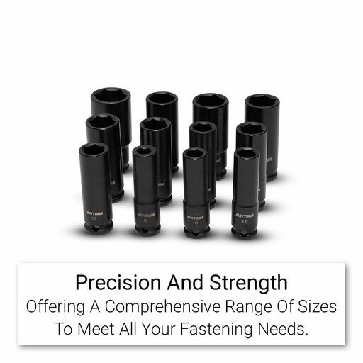 Daytona DDIS1238 12pce 3/8" 8-21mm Metric Deep Impact Socket Set – image 4