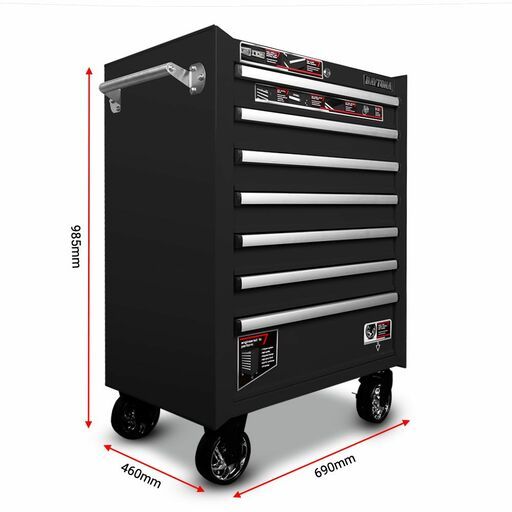 Daytona D237BLACK 237pce Black Tool Set With 7 Drawer Tool – image 3